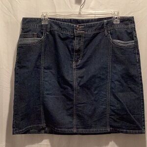 CJ Banks Jean Skirt/Skort